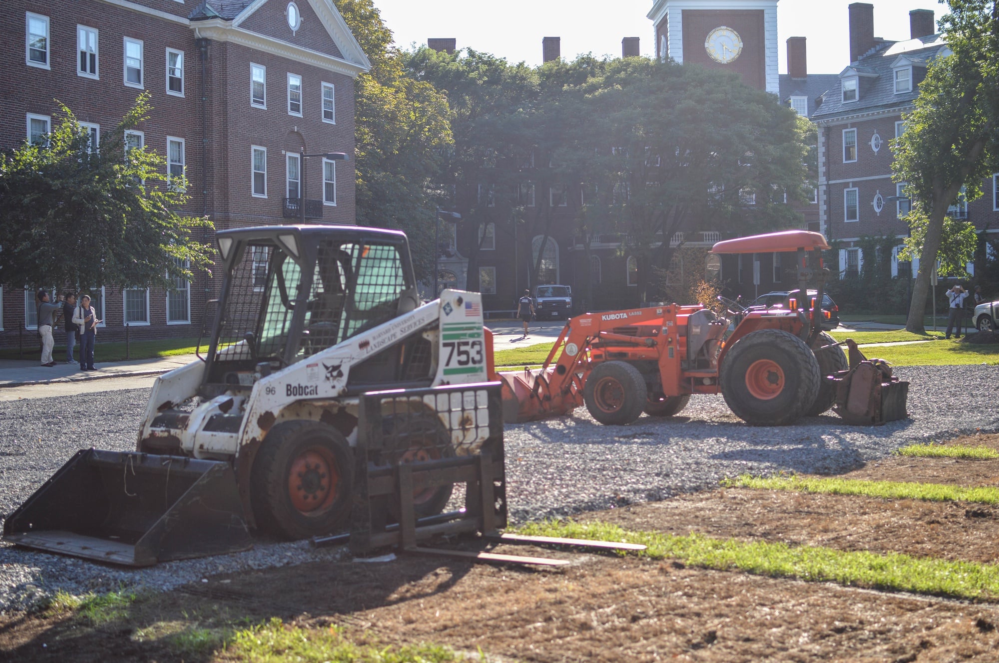 Despite some student objections, a portion of the MAC quad will be paved over to make way for an expanded parking lot. 
