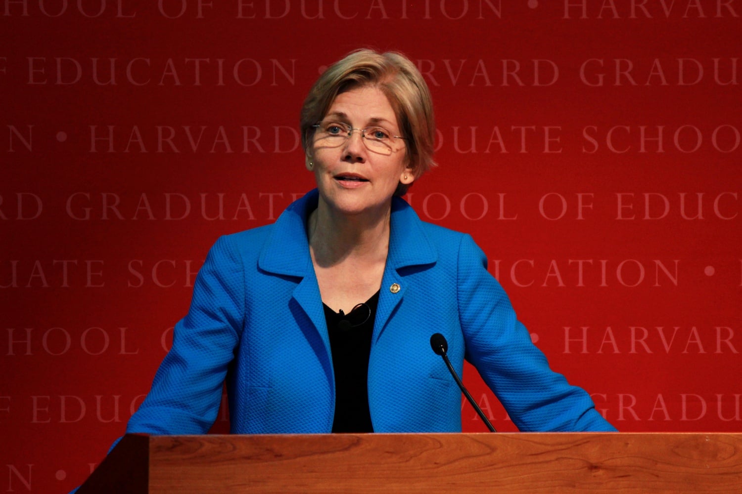 Massachusetts Senator Elizabeth Warren, pictured here in 2015, announced her United States presidential bid Monday.