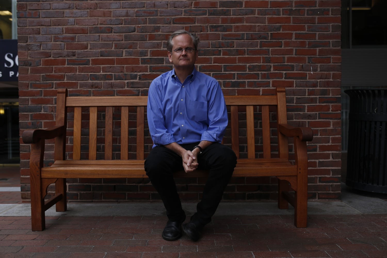 Law School professor Lawrence Lessig.