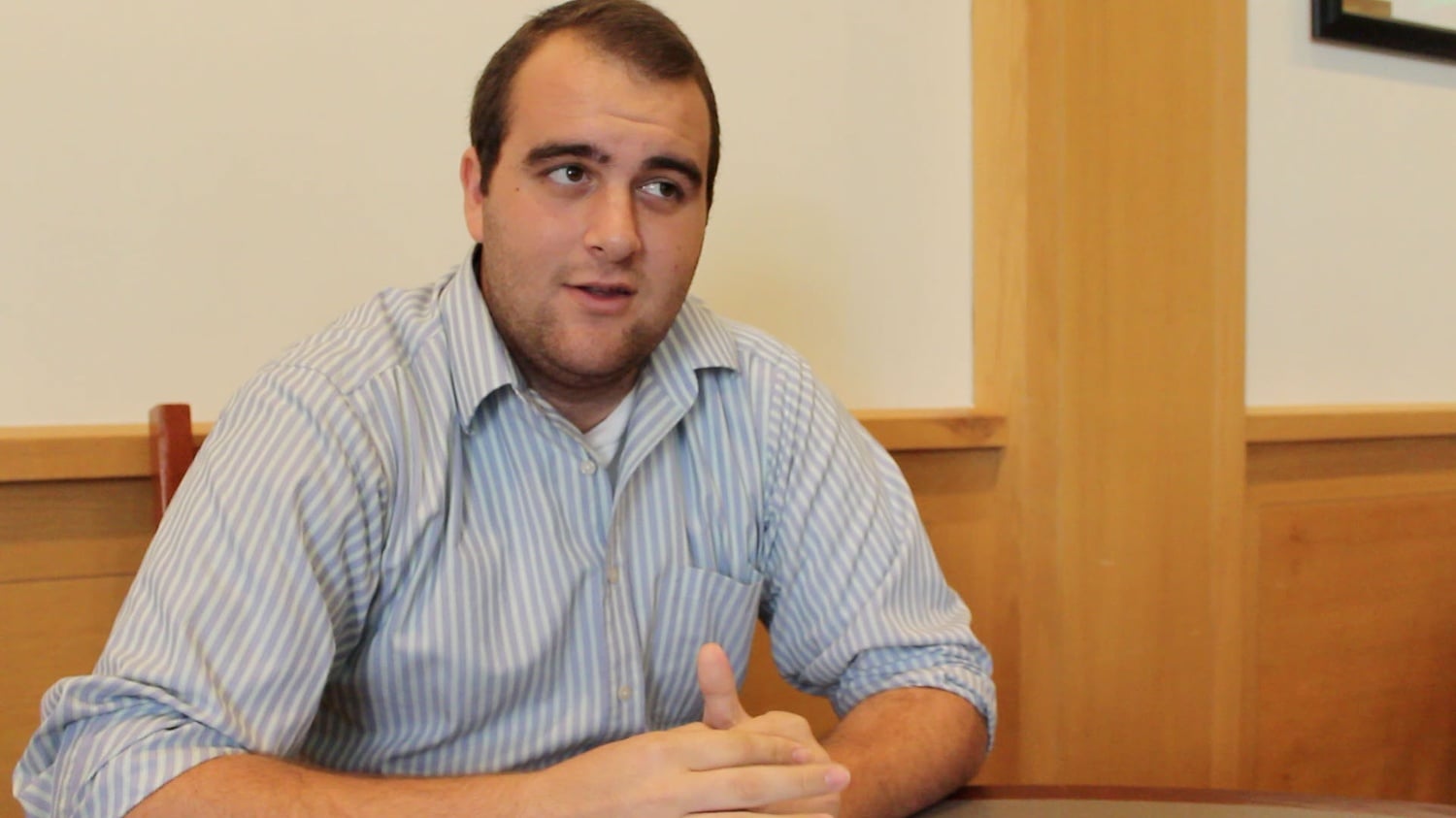 "I’ve had instances in classes where perhaps for a paper I’ve written something other than I really feel, because I know that perhaps if I write what I really feel I may not get the best grade," said Cameron K. Khansarinia '18.