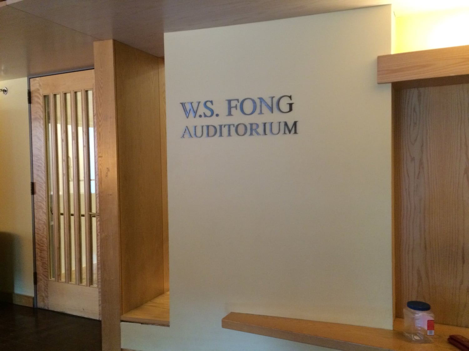 Humanities 10 lectures are held in Fong Auditorium.