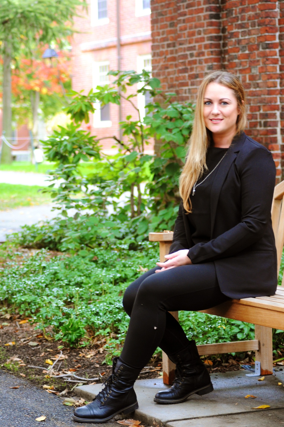 Amanda M. Graves, who has spent her time previously working in the United States Coast Guard, as an auto mechanic, and in the music industry, has now integrated herself into life at Harvard through the Harvard Extension School.  "You can make connections. I have friends from the College; I have friends from the grad schools; I have friends that work at the School," Graves says. "You have to have the initiative to seek them out."