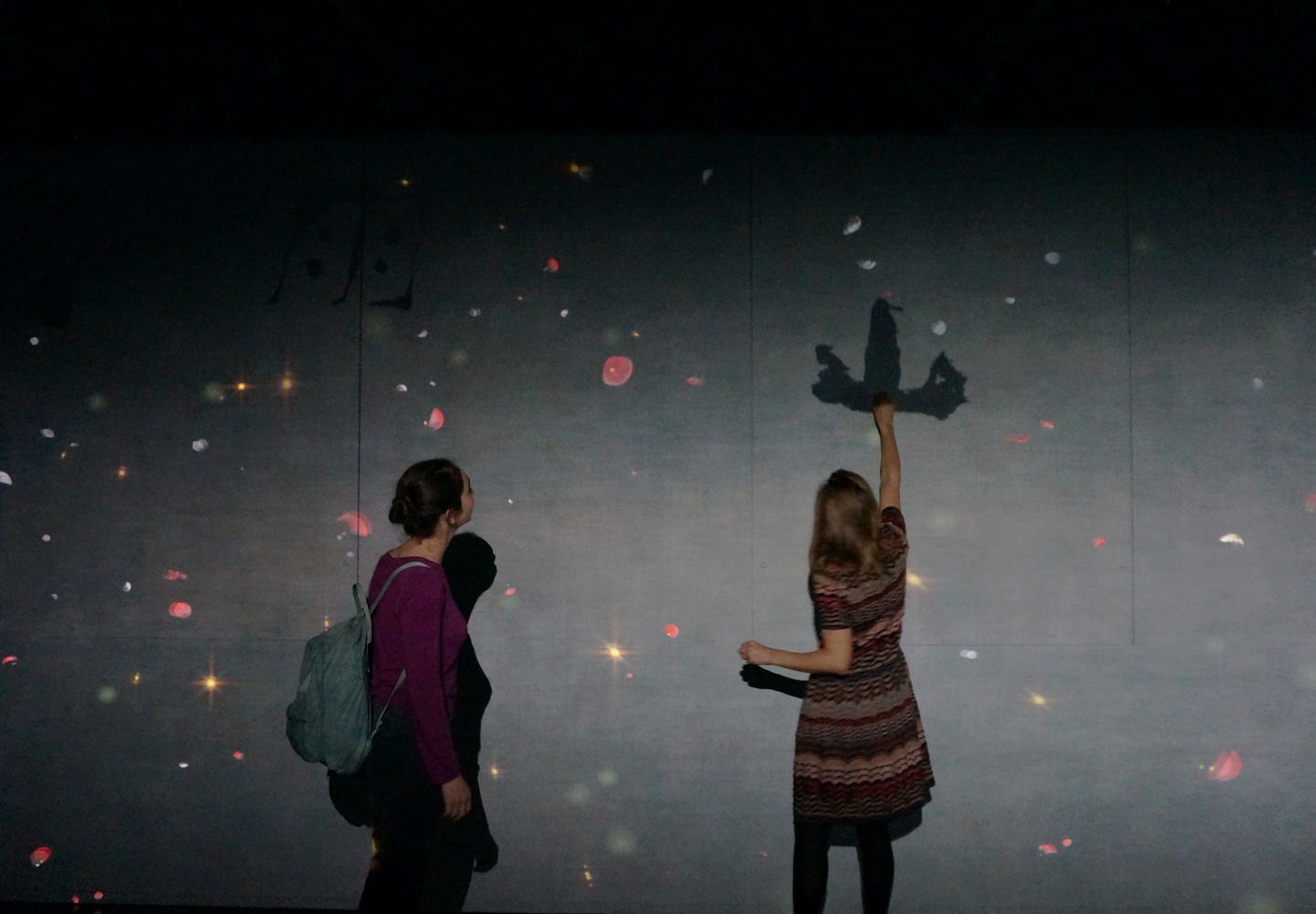 The Japanese art collective teamLab opened its multimedia installation "What a Loving and Beautiful World" at Radcliffe's Byerly Hall last Friday.