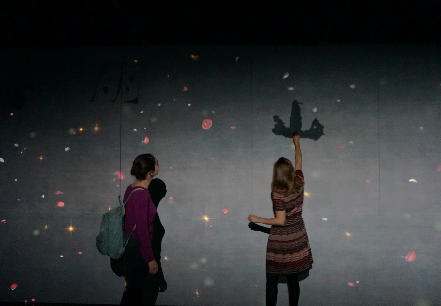 The Japanese art collective teamLab opened its multimedia installation "What a Loving and Beautiful World" at Radcliffe's Byerly Hall last Friday.