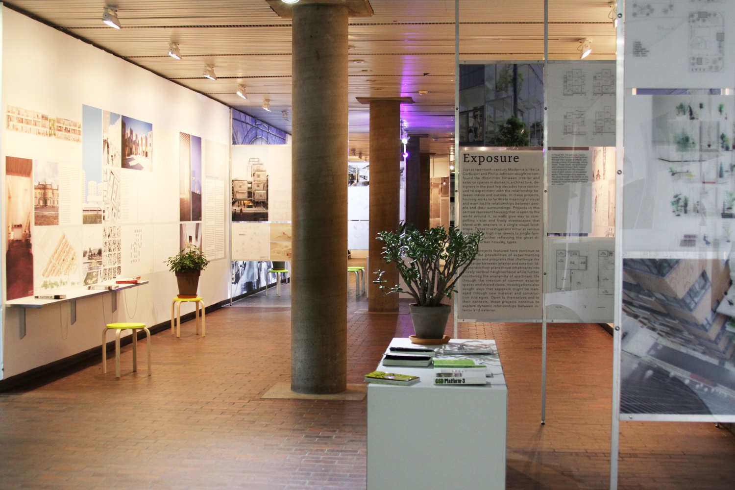 The Living Anatomy exhibit is organized around a set of six themes that capture a glimpse of the conversations about housing happening at the GSD and among professional designers.