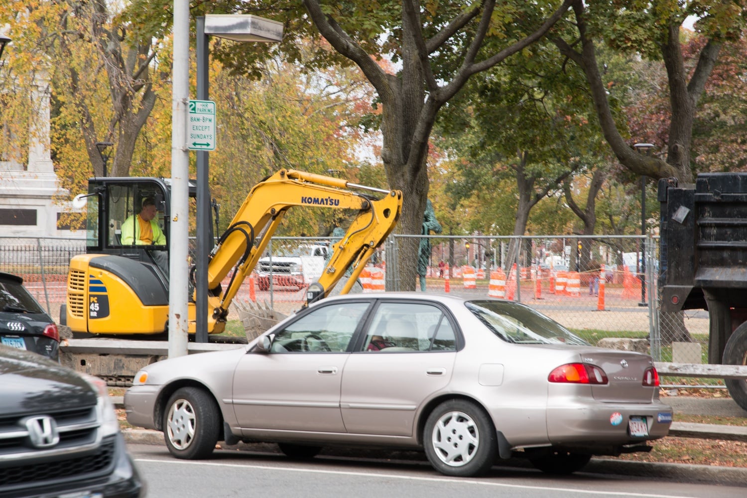 Renovation of the Cambridge Common continues as part of the Cambridge Common and Flagstaff Park project, which aims to improve conditions of the park and pathways.