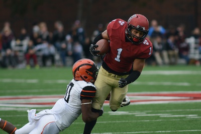 Cover image for Football Pummels Princeton, 42-7, Preserving Perfect Record 