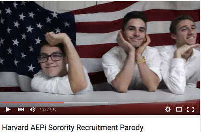 Cover image for Harvard AEPi Parodies Sorority Recruitment Videos