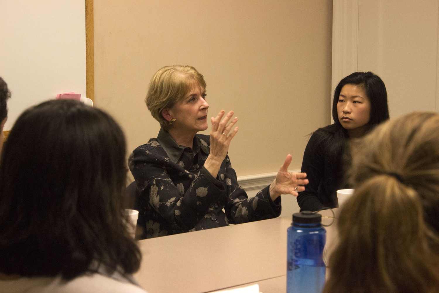 Former Massachusetts Attorney General Martha Coakley joined Student Mental Health Liaisons and other undergraduates to discuss the stigma surrounding mental health at Harvard and nationwide, and the necessity of better and more consistent mental health education at all levels of the school system.