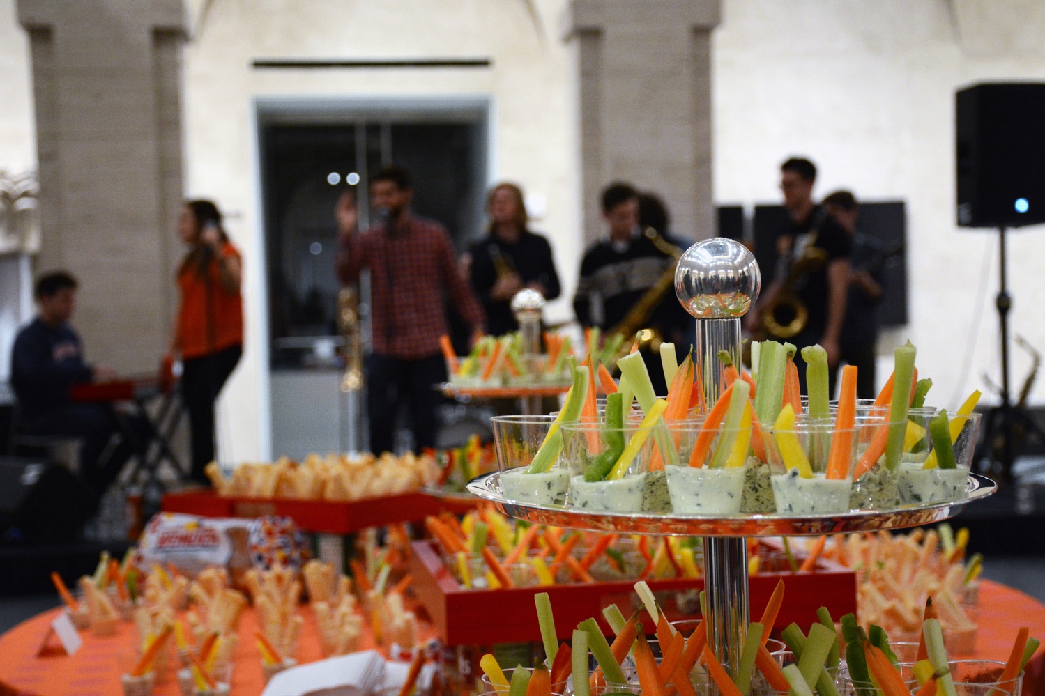 The Harvard Art Museums drew inspiration from pop artist Corita Kent for its food and music at its student celebration on Thursday evening.