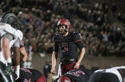 Cover image for NOTEBOOK: In Dramatic Fashion, Football Pulls Out Improbable Win Over Dartmouth