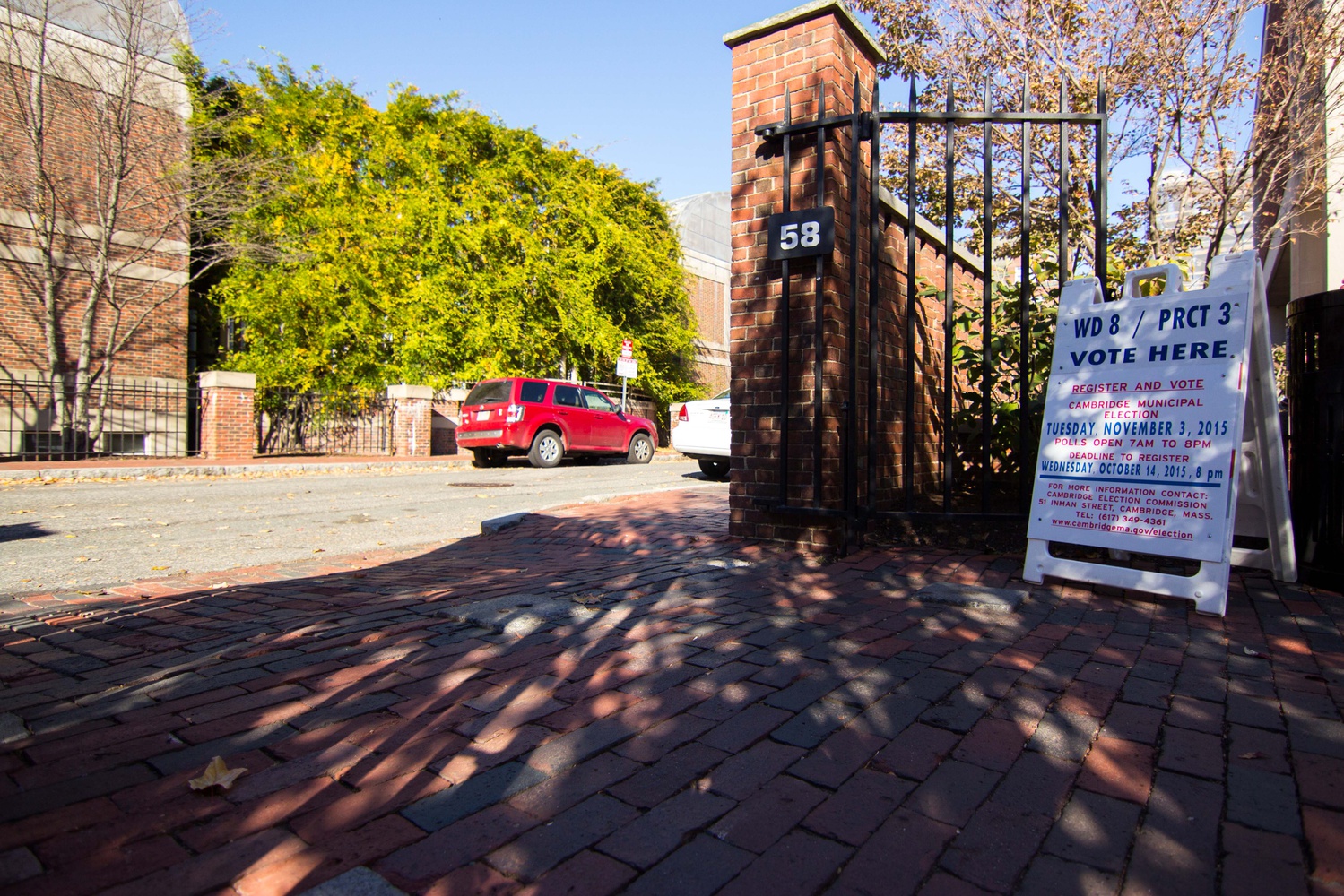 Quincy House served as one of the voting locations for the Cambridge Municipal election on Tuesday.