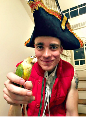 Cover image for Halloween Costumes: Pirate and a Parrot