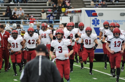 Cover image for NOTEBOOK: New-Look Columbia Not Enough to Top Hosch's Receiving Duo