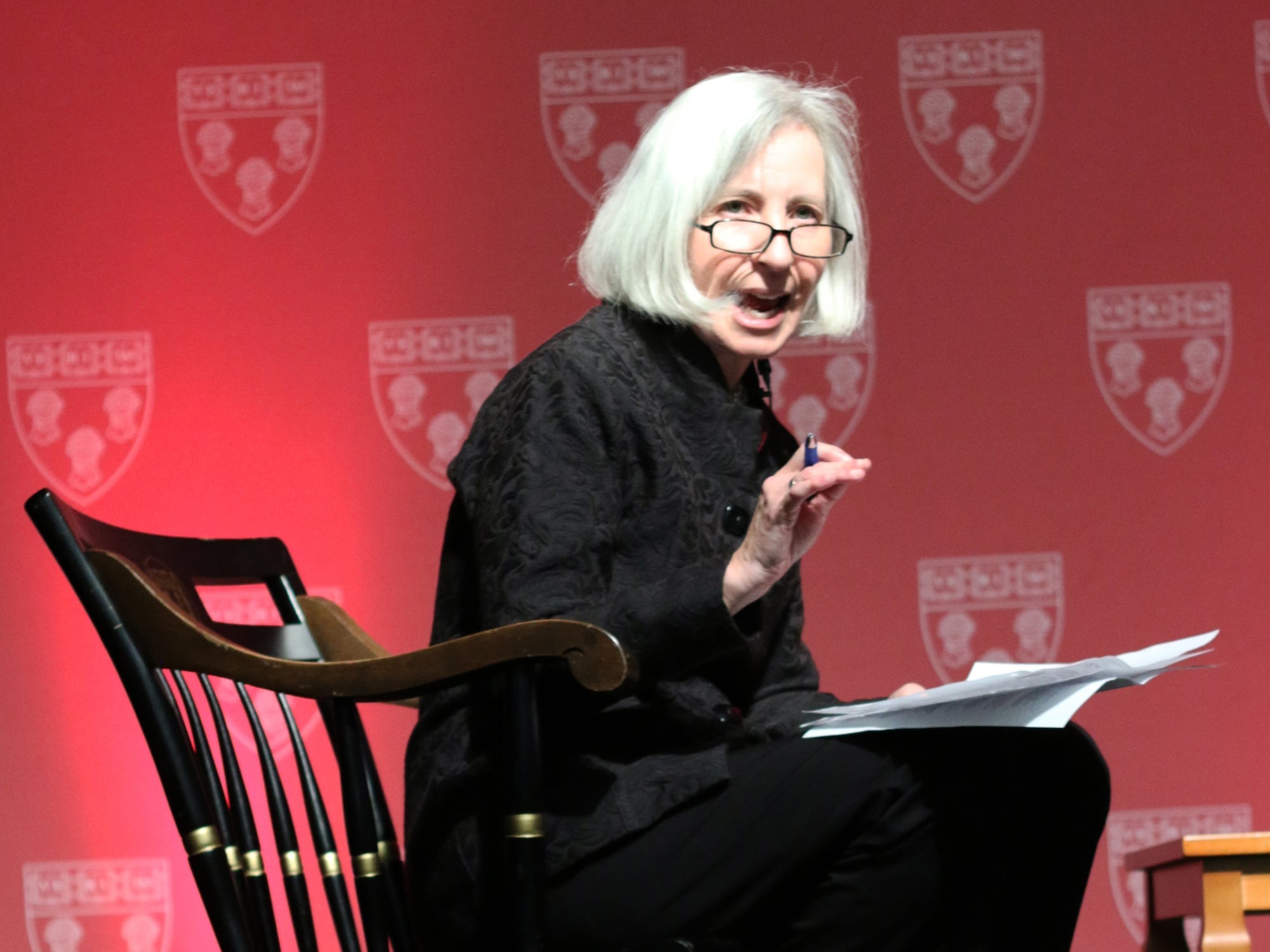 Harvard Law School Dean Martha L. Minow, shown here during Celebration 60 in 2013, defended race-based affirmative action for law school admissions in an amici curiae brief.