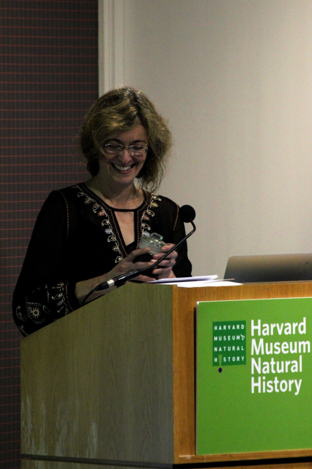 Author Nancy Pick lectures on her 2004 work in the Harvard Museum of Natural History on Thursday evening.  Recently reissued in paperback, Pick’s book entitled The Rarest of the Rare describes some of the rarest specimens in Harvard’s natural history collections.