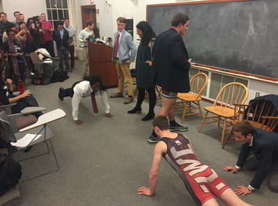 Cover image for ICYMI: Push-Ups and Water Pong Liven UC Debate