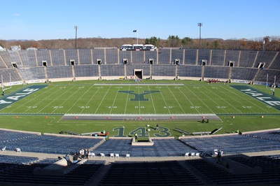 Cover image for Football Clinches Third Straight Ivy Title With 38-19 Win Over Yale