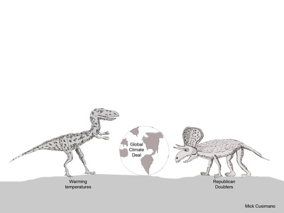 Cover image for Dinosaurs and Climate Change