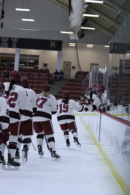 Cover image for BRIEF: Women's Hockey Slips to Fifth in ECAC With Losses to Clarkson, St. Lawrence