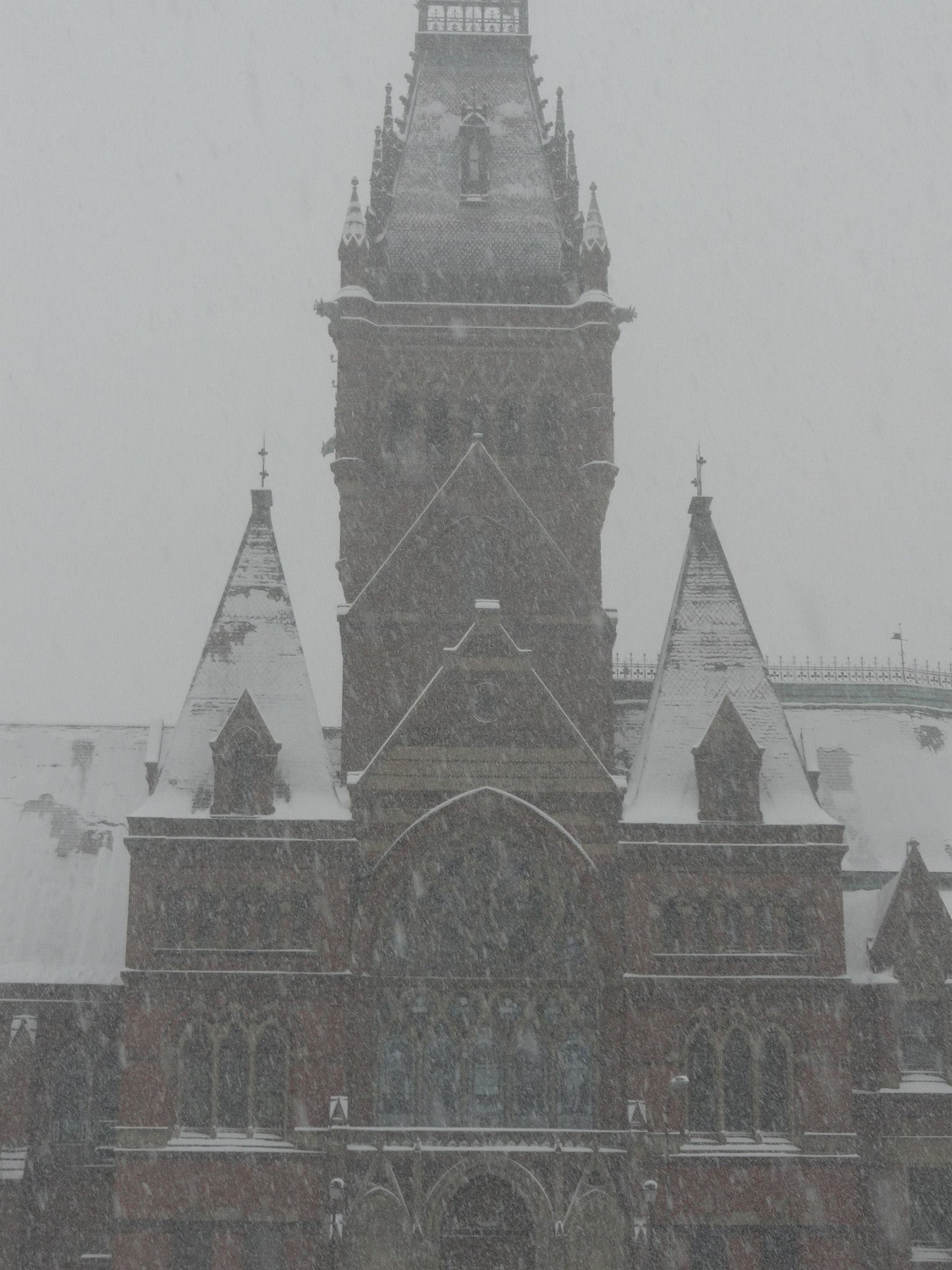 What Memorial Hall won't look like this weekend...we hope.