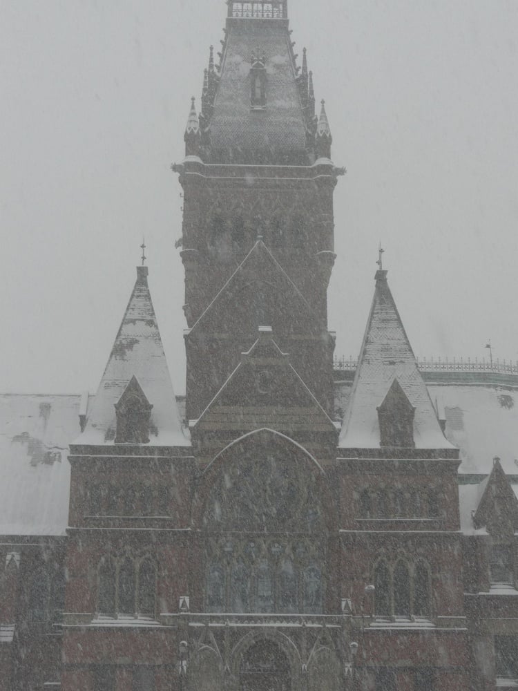 What Memorial Hall won't look like this weekend...we hope.
