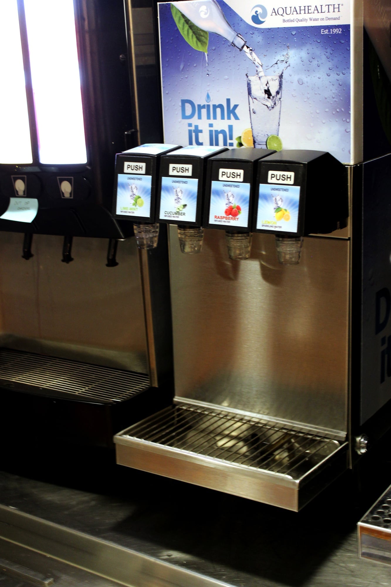 HUDS recently added infused water machines to their beverage options in the college dining halls.