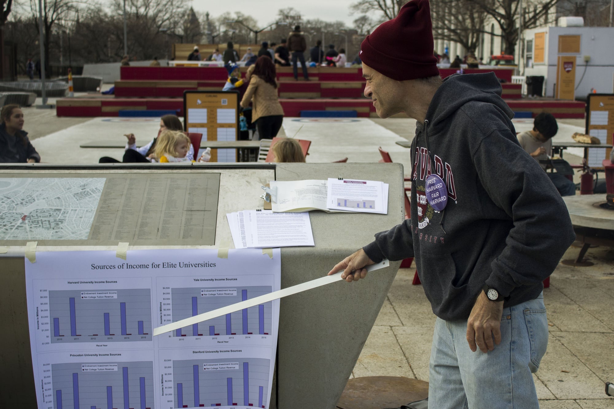 Ron K. Unz ’83 arrived in Cambridge in February to hand deliver petitions that would enable him and others on his slate to become candidates for the Board of Overseers.  
