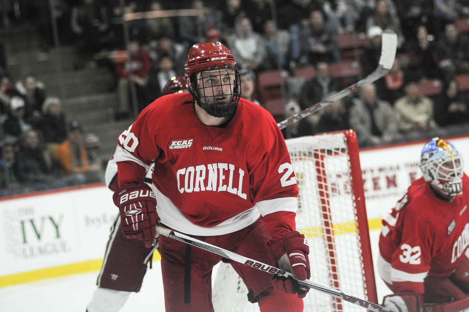 Cornell sophomore defenseman Dan Wedman's first career goal pulled the Big Red even at two with a little more than 10 minutes remaining in regulation.