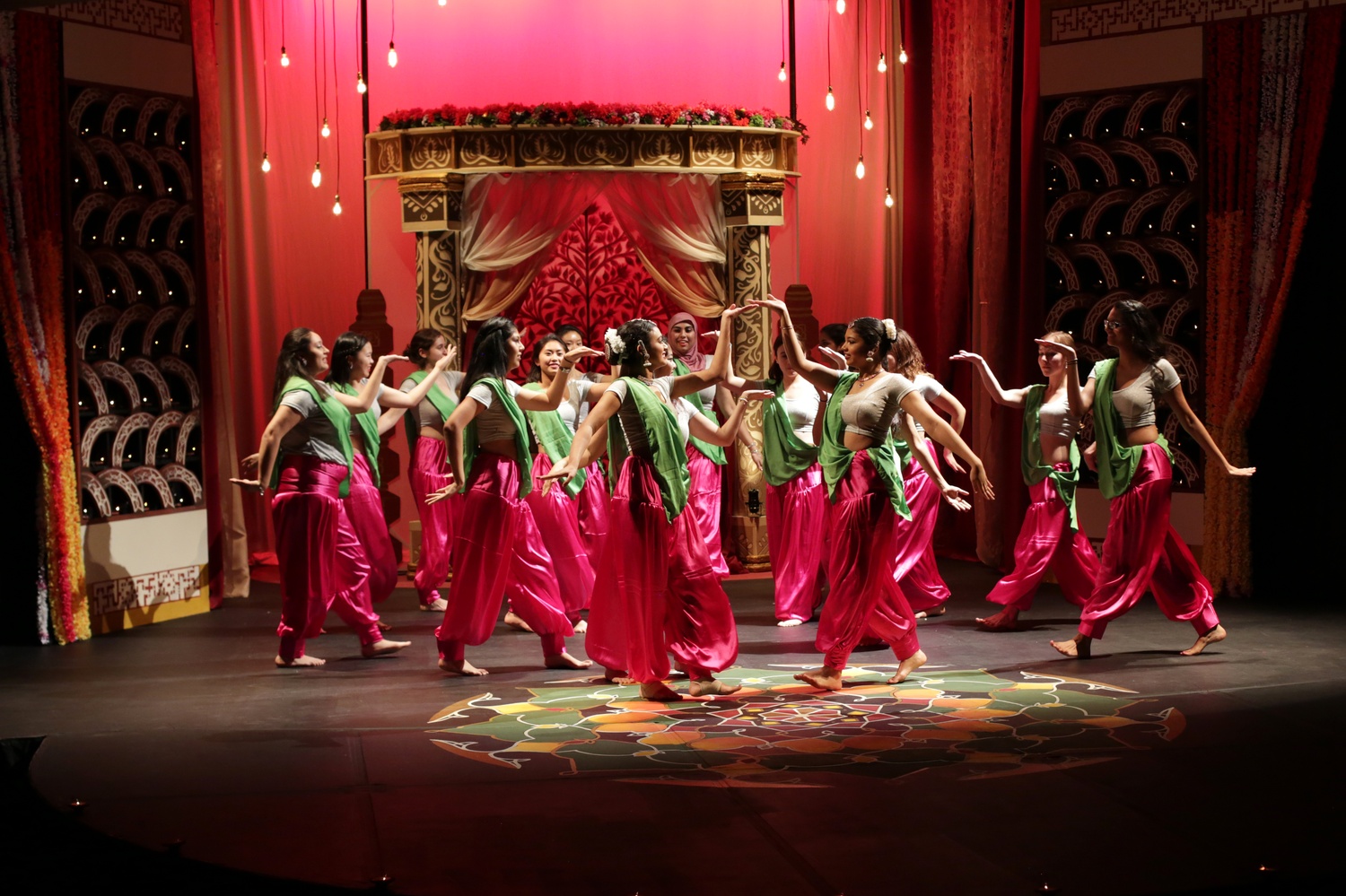 Student groups performing for the South Asian Association’s Ghungroo 2016 opening night. The show celebrates its 27th year as one of the largest student productions promoting South Asian culture through dance and music.