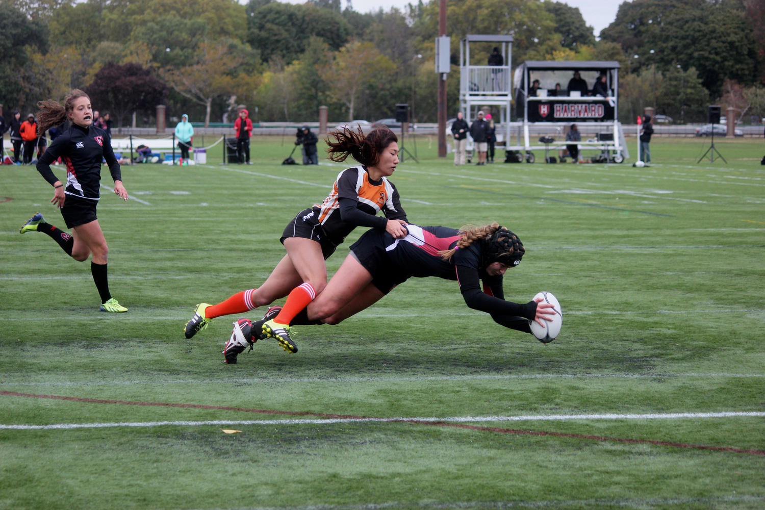 The Crimson seen in action against Princeton on October 3, 2015 in a 17-10 win to take the Ivy Conference victory. To attain the same goal, the team will need the same effort and dedication from its members as it prepares for the spring season, consisting mainly of high-intensity sevens tournaments.