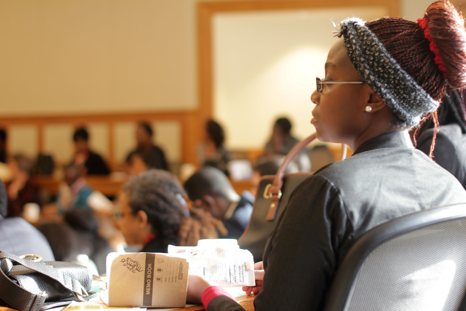 Conference attendees engage in a panel at the seventh annual African Development Conference. Organized by graduate school students, the conference spurred discussion about the idea of the “African Renaissance” and about how to best advance the country’s development and growth.
