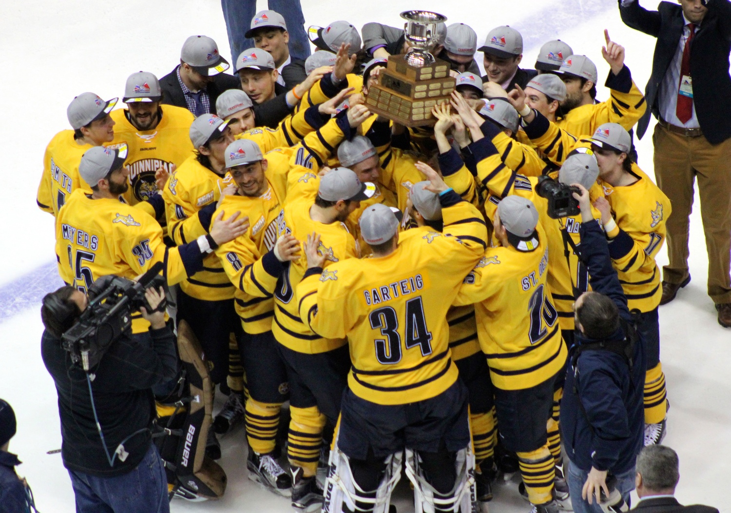 In just their second ECAC championship game appearance in 11 years, the Bobcats came out victorious on Saturday.