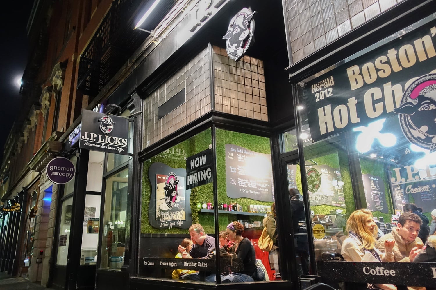 Megan E. Sims '18 has worked at JP Licks on Massachusetts Avenue since leaving her job at the Harvard Square Starbucks.