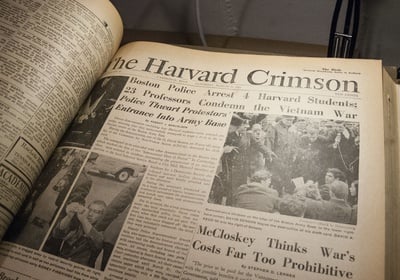 Cover image for The Old Mole, Harvard's "Radical Bi-Weekly"