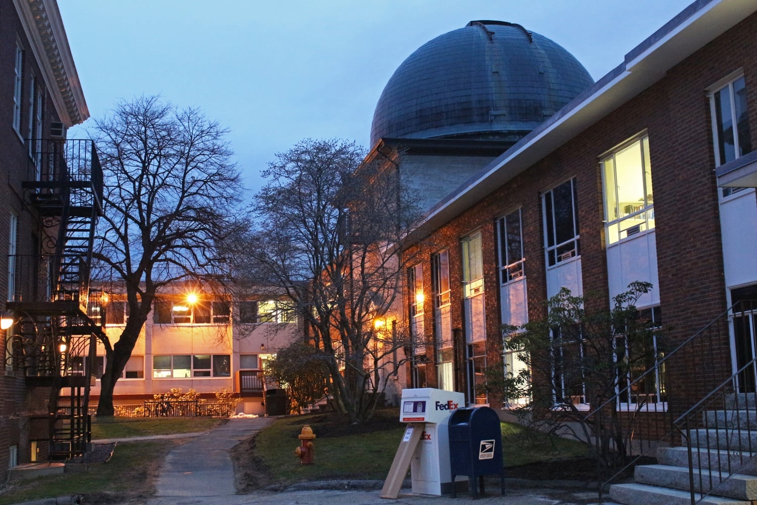 The Harvard College Observatory was the site of a flood that almost destroyed Harvard's collection of astronomical photographic plates.