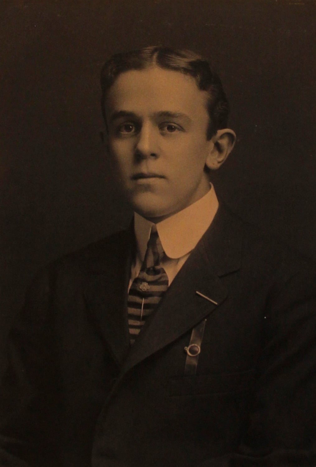 John Reed poses as a teenager.