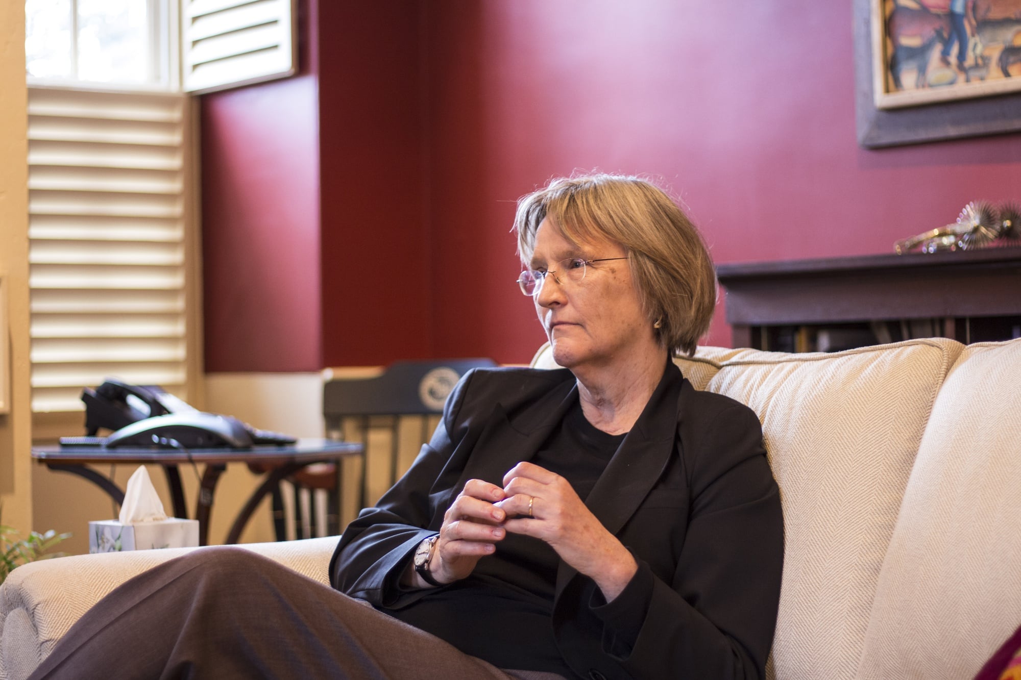 University President Drew G. Faust discussed a letter she wrote to Congress about Harvard’s $37.6 billion endowment in a recent interview in Massachusetts Hall. 