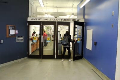 Cover image for Cabot Library Sacks Mandatory Bag Checks