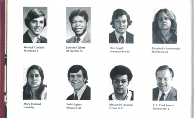 Cover image for Harvard Freshmen Proctors--Merrick Garland