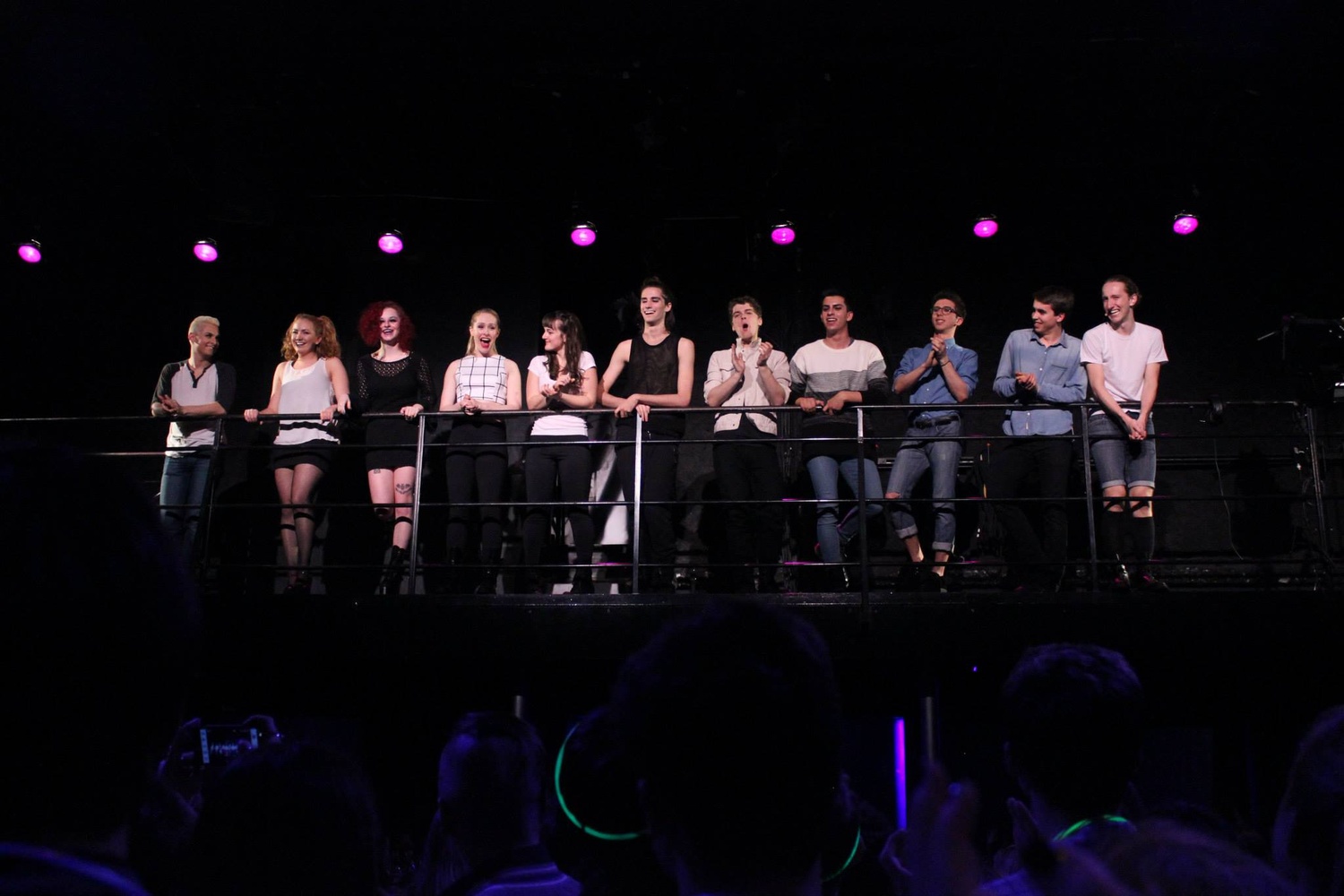 The cast of "OSCAR at The Crown and the love that dare not speak its name." 