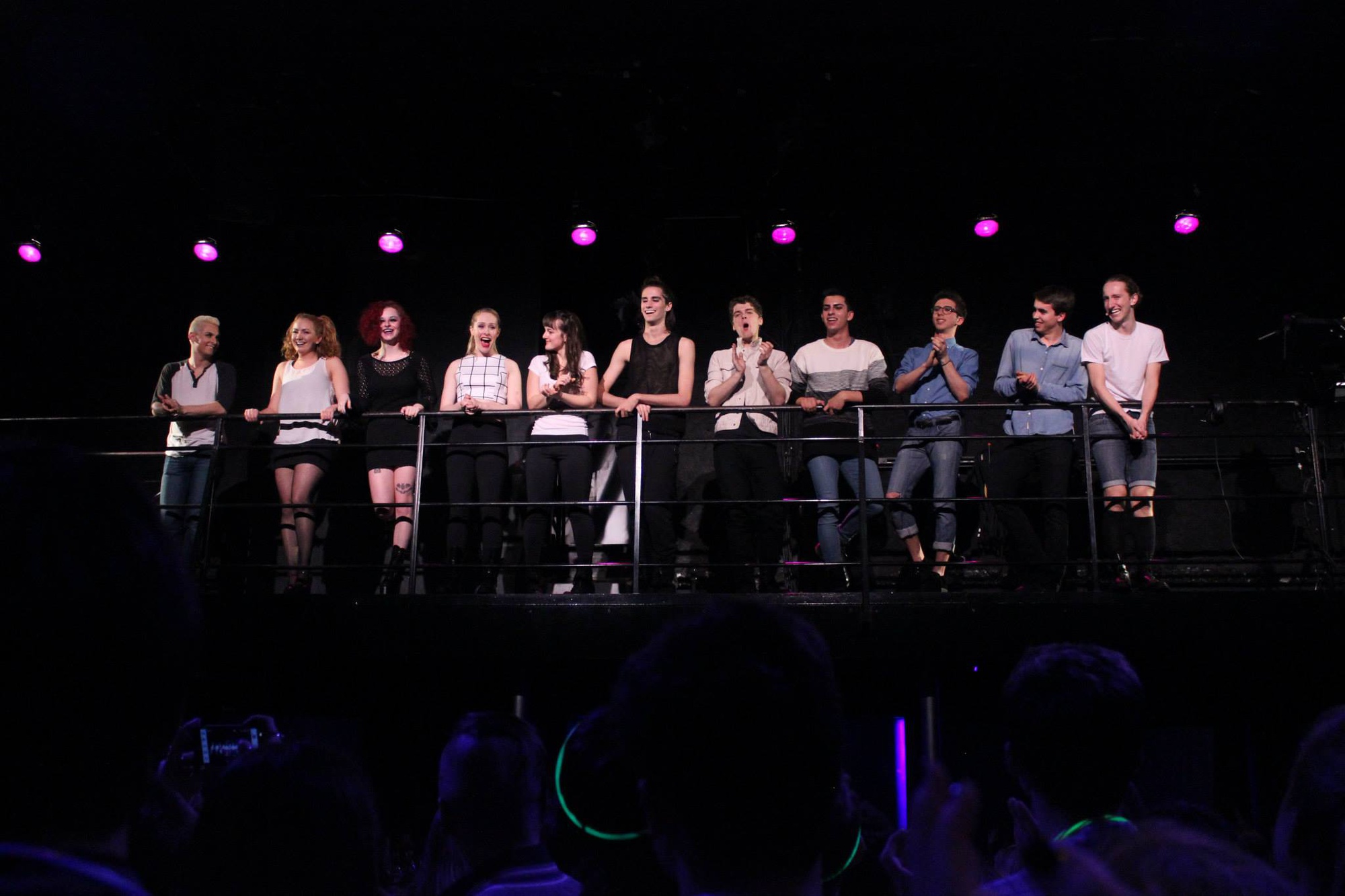 The cast of "OSCAR at The Crown and the love that dare not speak its name." 
