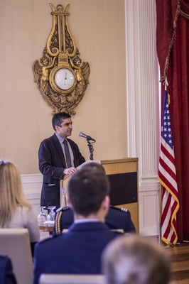 Cover image for Dean Rakesh Khurana at Air Force ROTC Signing