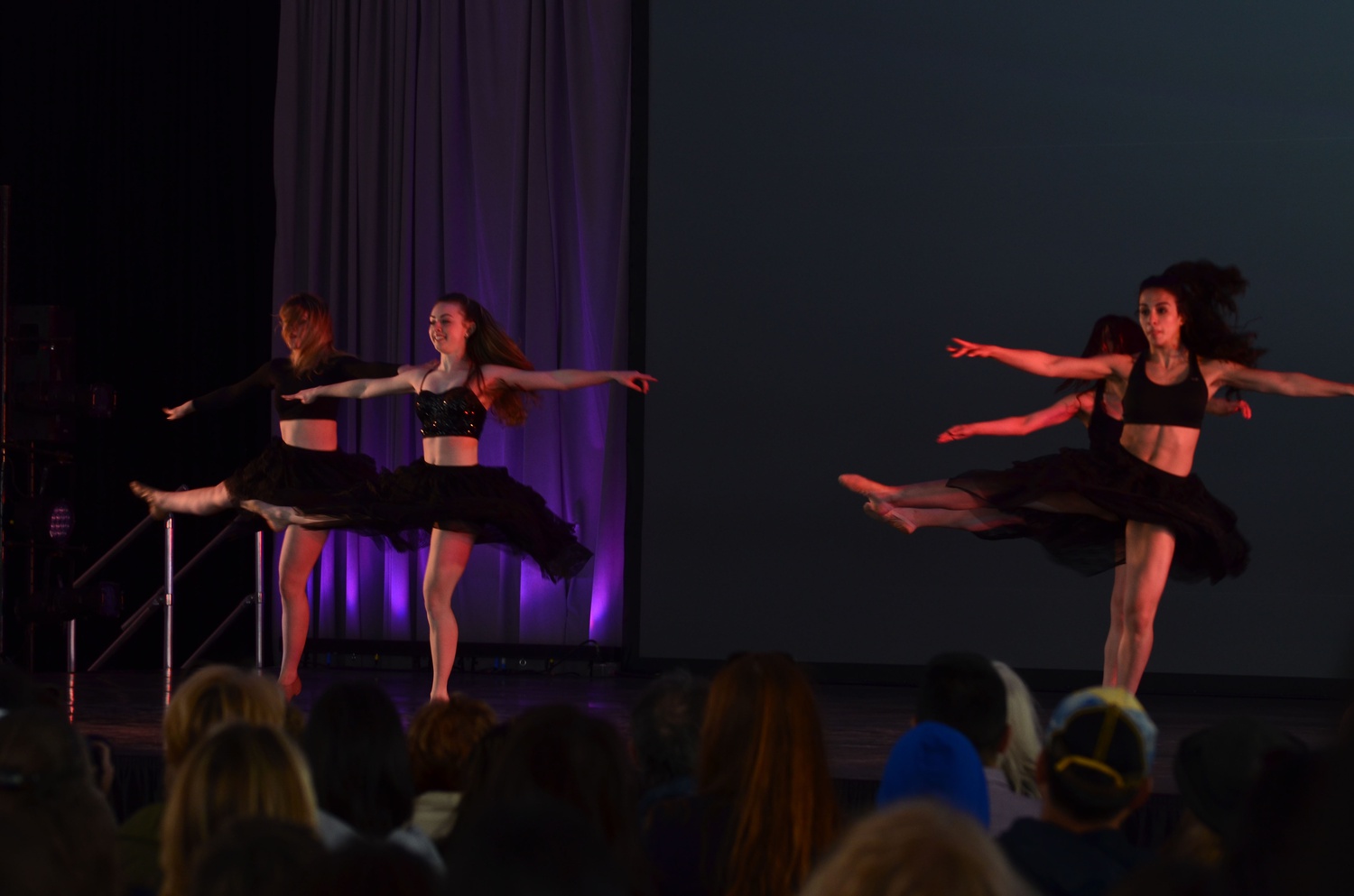 The Harvard Crimson Dance Team performs at the weekend-long Harvard Arts First Festival in the Science Center Plaza. This year marked the 24th year of the annual festival.