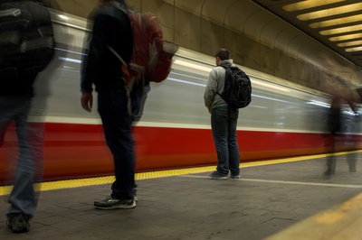 Cover image for Me, Myself, and the MBTA: A Flyby Writer’s Guide to the T