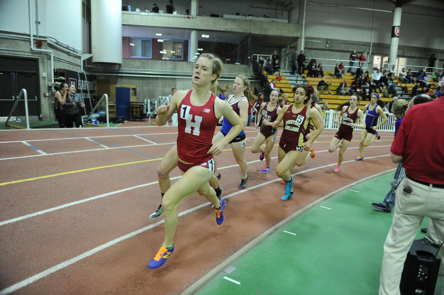 Paige V. Kouba '16, a former captain of the women's cross country team and current assistant coach.