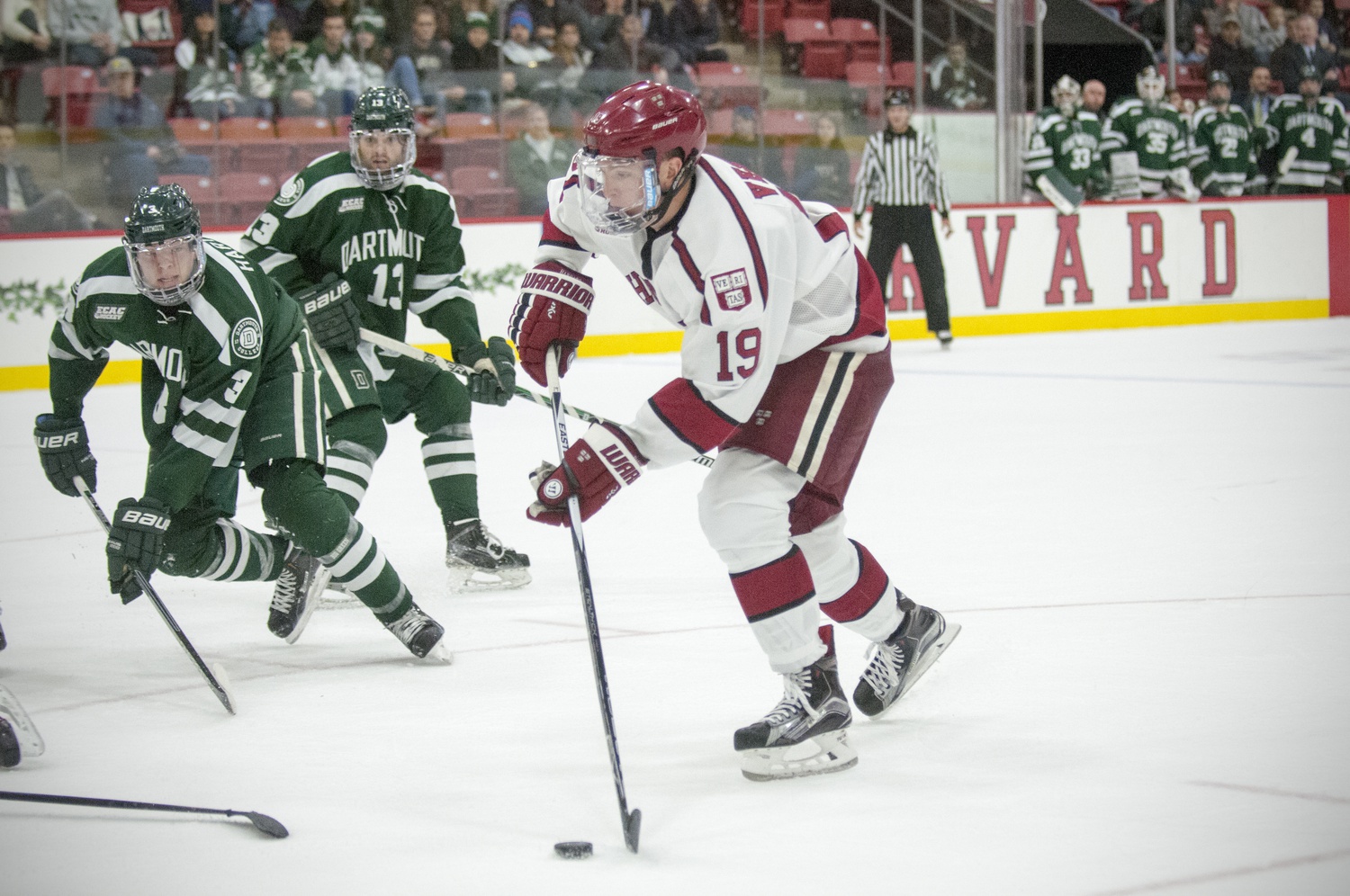 Nov. 1, 2015: Vesey opened the year with two goals and three assists in back-to-back wins over Dartmouth.