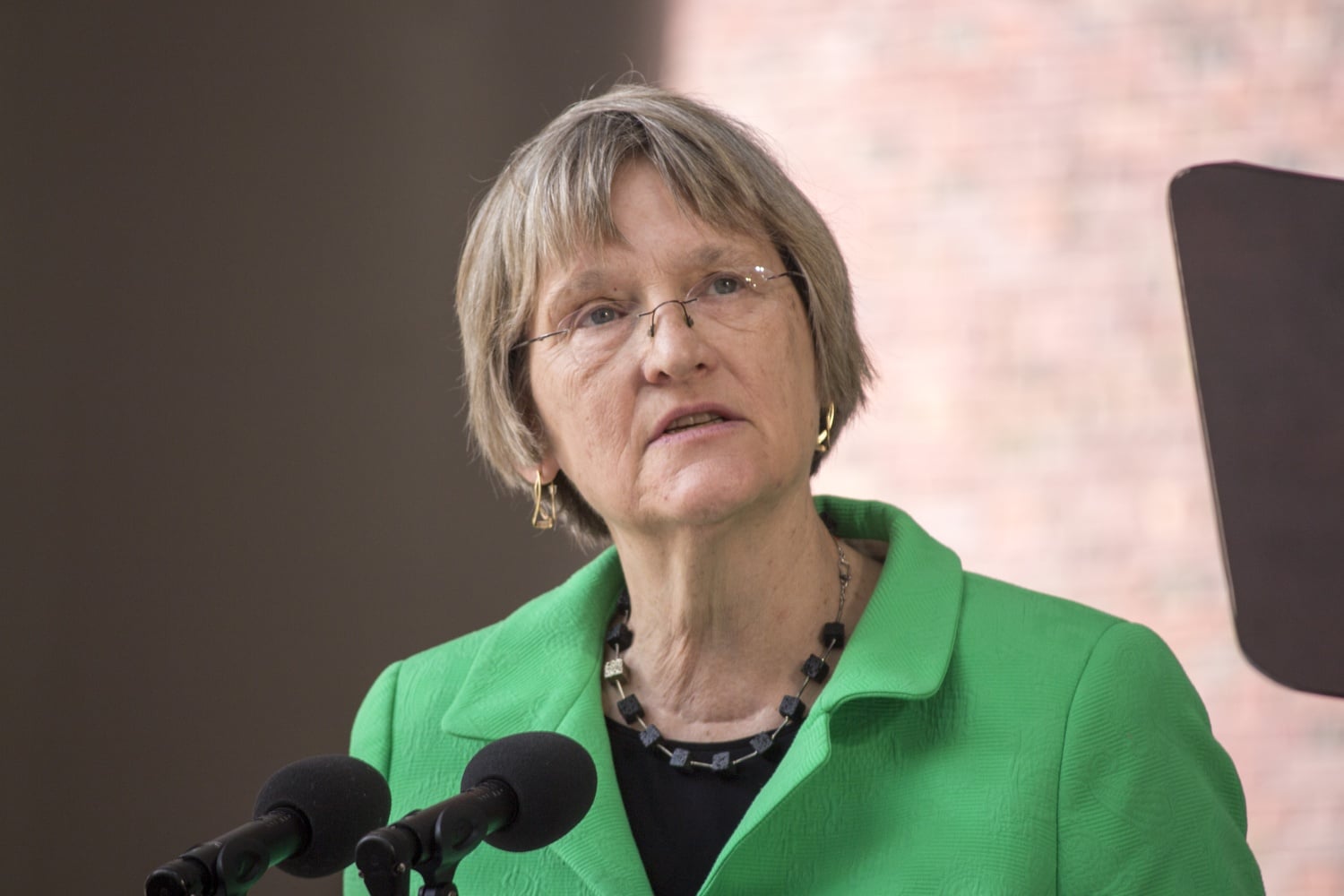 University President Drew G. Faust.