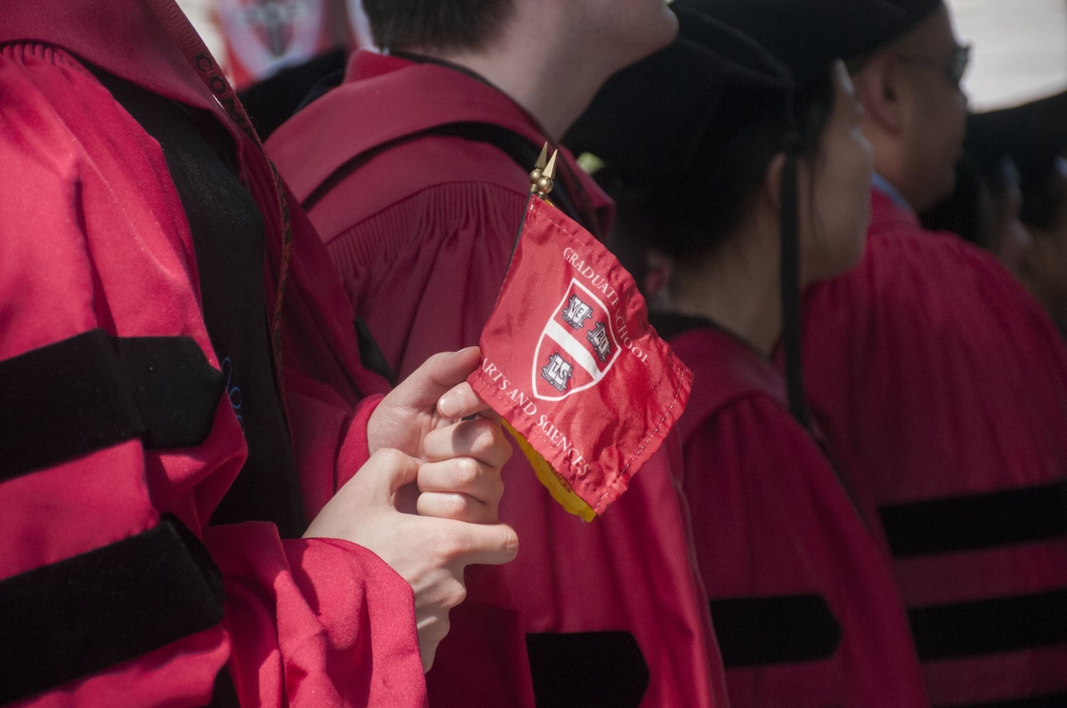 Students from the Graduate School of Arts and Sciences at Commencement in 2016.