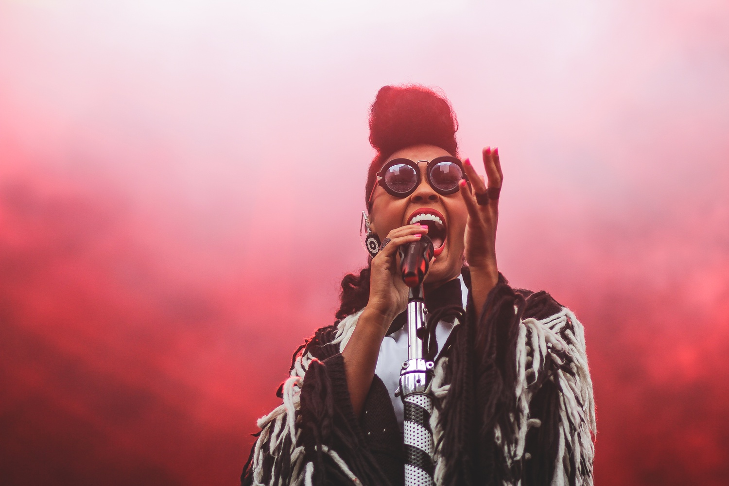 Janelle Monáe performs at Boston Calling on Sunday, May 29.